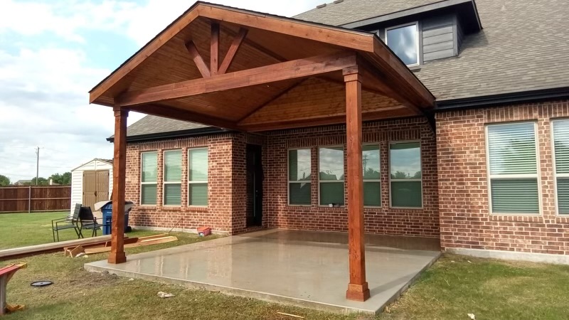 New patio cover by DFW Fence Pro