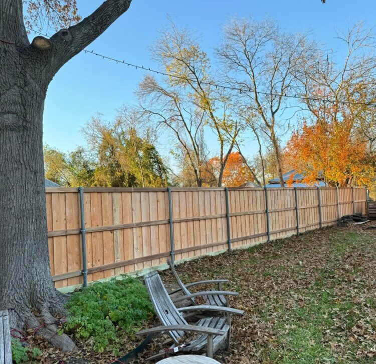 wood fencing