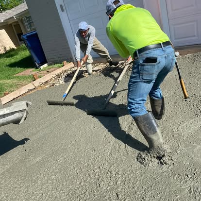 concrete installation